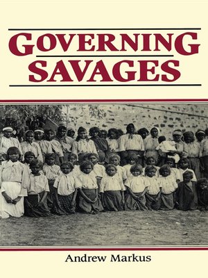 cover image of Governing Savages